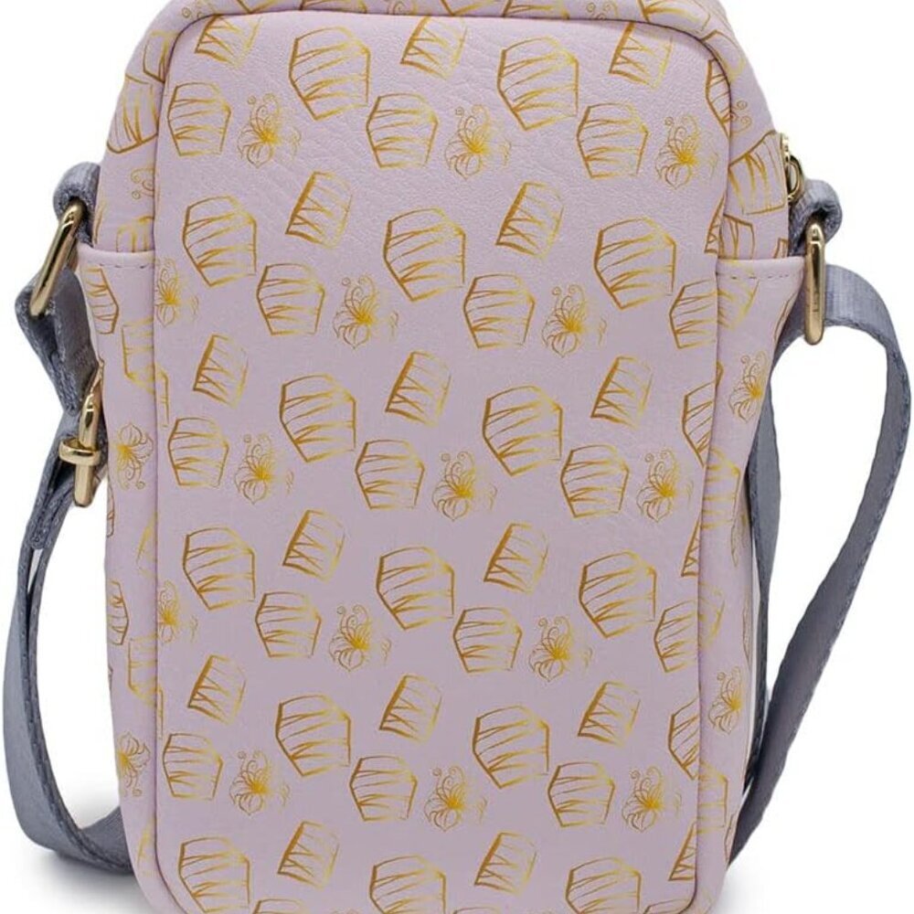 Unisex Vegan Leather Crossbody Bag Stylish Space for Essentials Disney Mulan - Picture 3 of 7